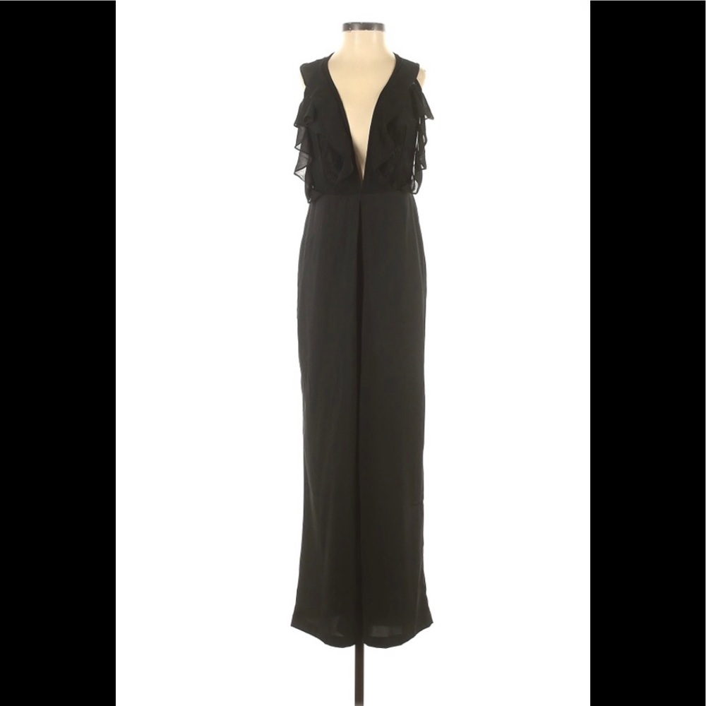 Backless Ruffle Jumpsuit